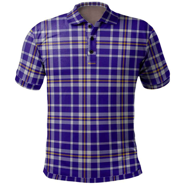 Scottish Ochterlony Clan Tartan Polo Shirt Front Side Tartan Plaid