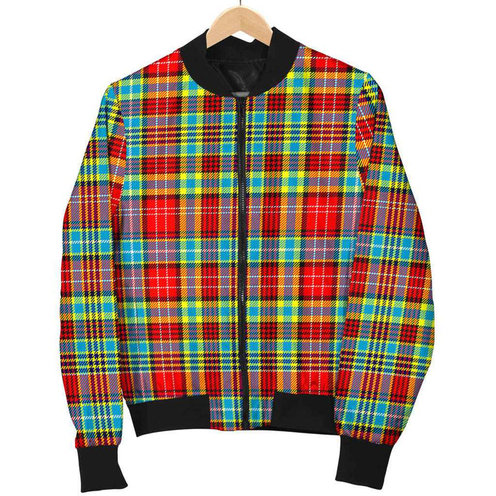 Scottish Ogilvie Clan Tartan Bomber Jacket Tartan Plaid 1