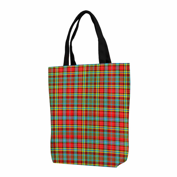 Scottish Ogilvie Clan Tartan Canvas Bag With Shoulder Strap Tartan Plaid 1