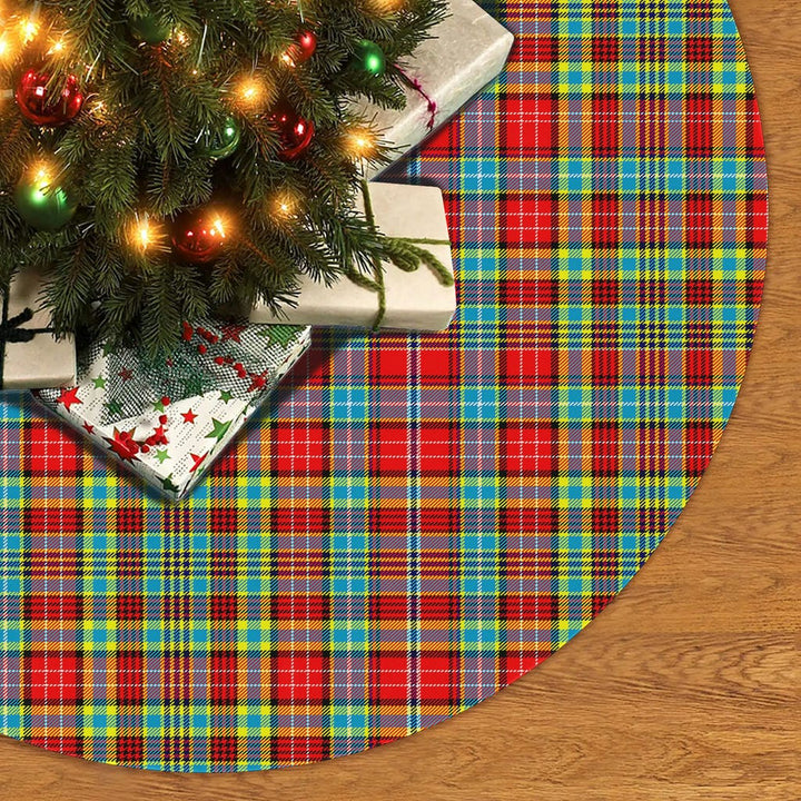 Scottish Ogilvie Clan Tartan Christmas Tree Skirt No Tassels 2 Tartan Plaid