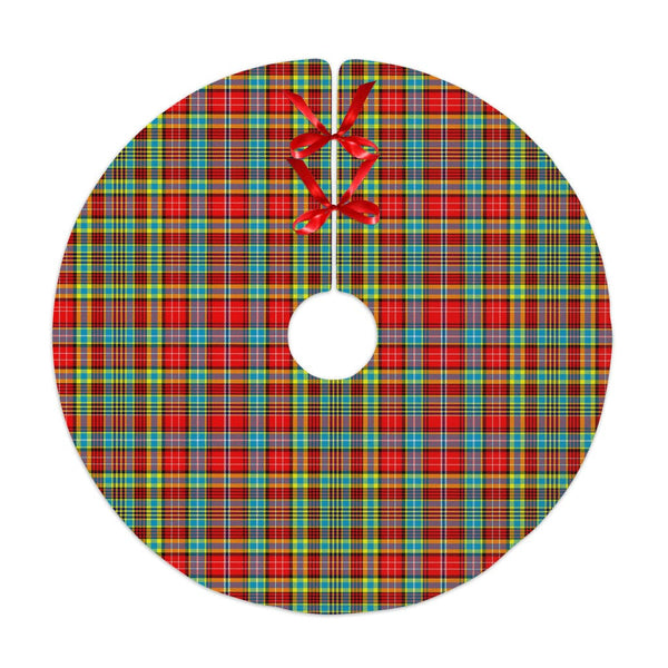 Scottish Ogilvie Clan Tartan Christmas Tree Skirt No Tassels 1 Tartan Plaid