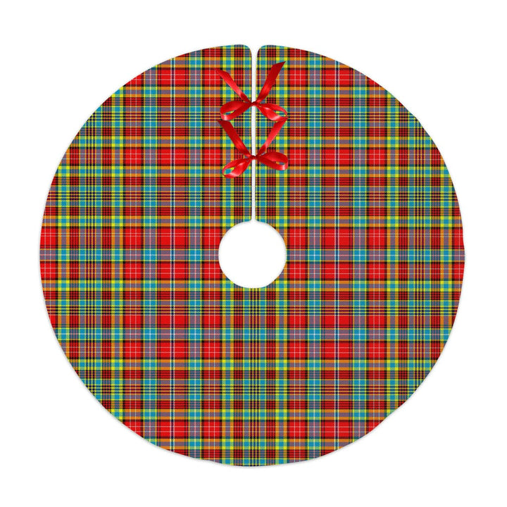 Scottish Ogilvie Clan Tartan Christmas Tree Skirt No Tassels 1 Tartan Plaid
