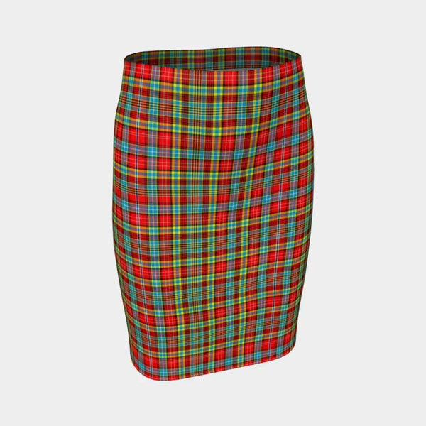 Scottish Ogilvie Clan Tartan Fitted Skirt Tartan Plaid 1