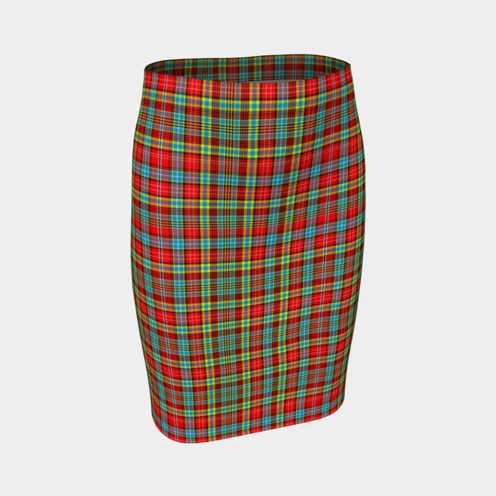 Scottish Ogilvie Clan Tartan Fitted Skirt Tartan Plaid 1