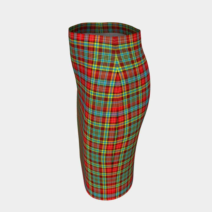 Scottish Ogilvie Clan Tartan Fitted Skirt Tartan Plaid 2