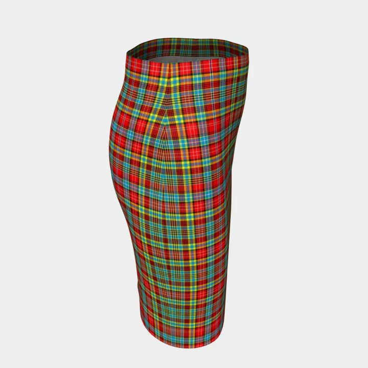 Scottish Ogilvie Clan Tartan Fitted Skirt Tartan Plaid 3