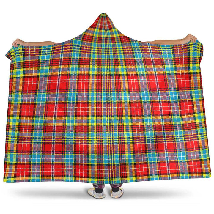 Scottish Ogilvie Clan Tartan Hooded Blanket Tartan Plaid 1