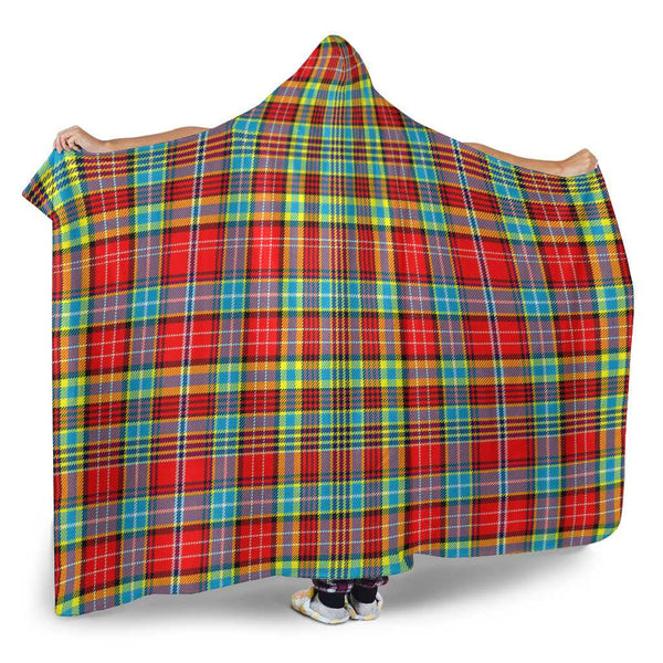 Scottish Ogilvie Clan Tartan Hooded Blanket Tartan Plaid 2