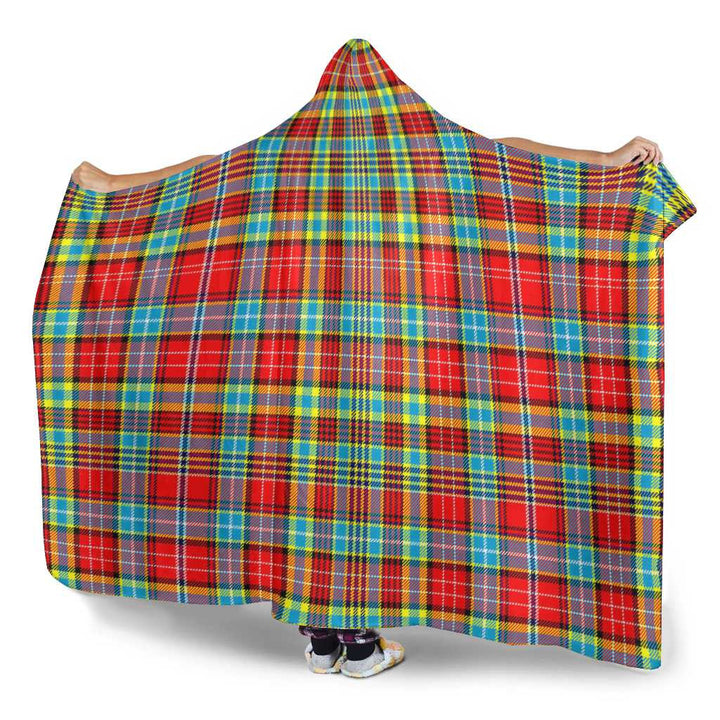 Scottish Ogilvie Clan Tartan Hooded Blanket Tartan Plaid 3