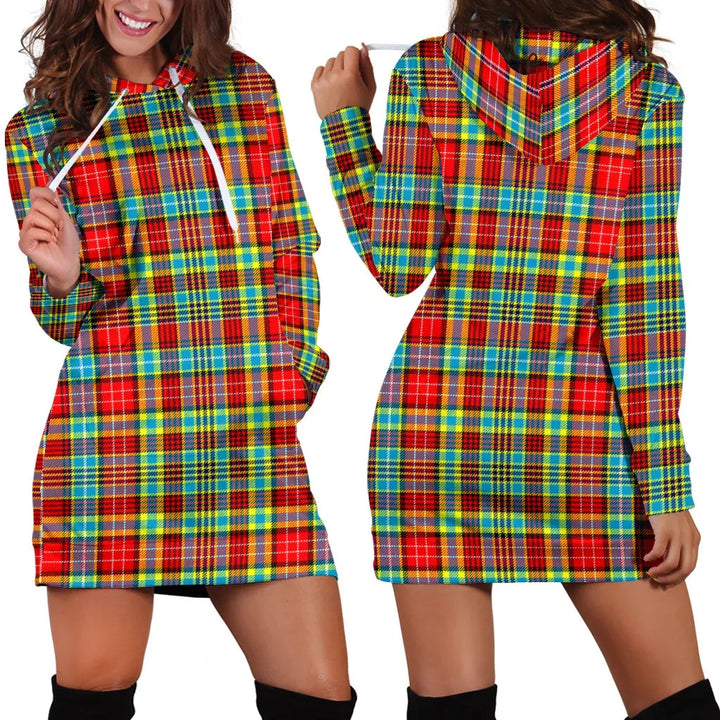 Scottish Ogilvie Clan Tartan Hoodie Dress