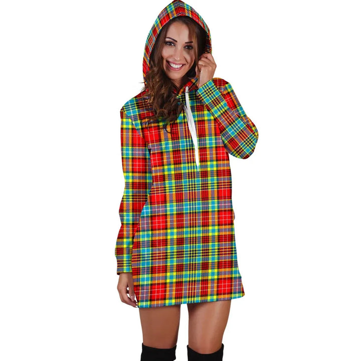 Scottish Ogilvie Clan Tartan Hoodie Dress