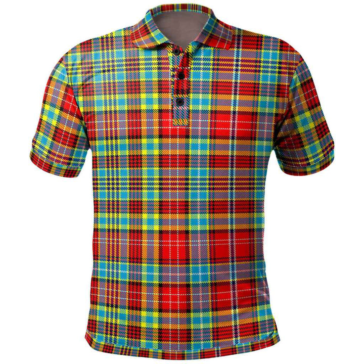 Scottish Ogilvie Clan Tartan Polo Shirt Front Side Tartan Plaid