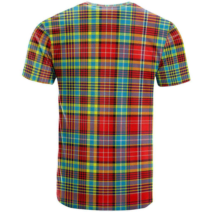 Scottish Ogilvie Clan Tartan T-Shirt Back Side Tartan Plaid