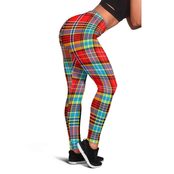Scottish Ogilvie Clan Tartan Women Leggings Tartan Plaid 1