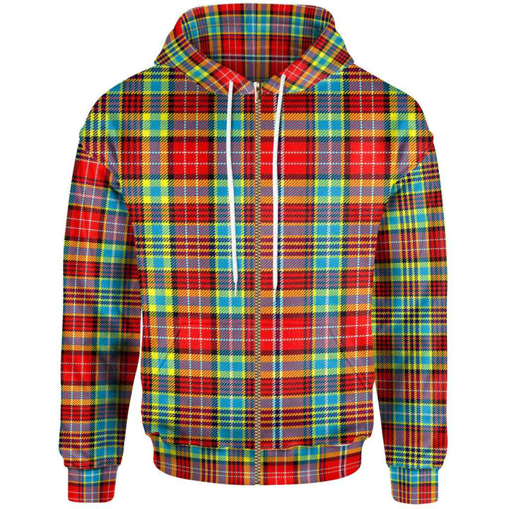 Scottish Ogilvie Clan Tartan Hoodie Zip Tartan Plaid