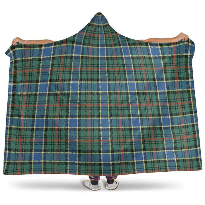 Scottish Ogilvie Hunting Ancient Clan Tartan Hooded Blanket Tartan Plaid 1