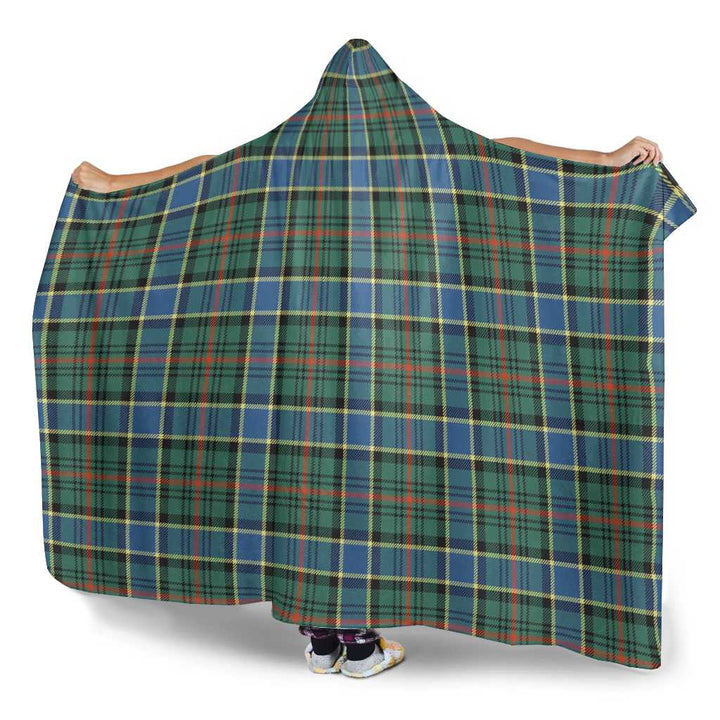 Scottish Ogilvie Hunting Ancient Clan Tartan Hooded Blanket Tartan Plaid 3