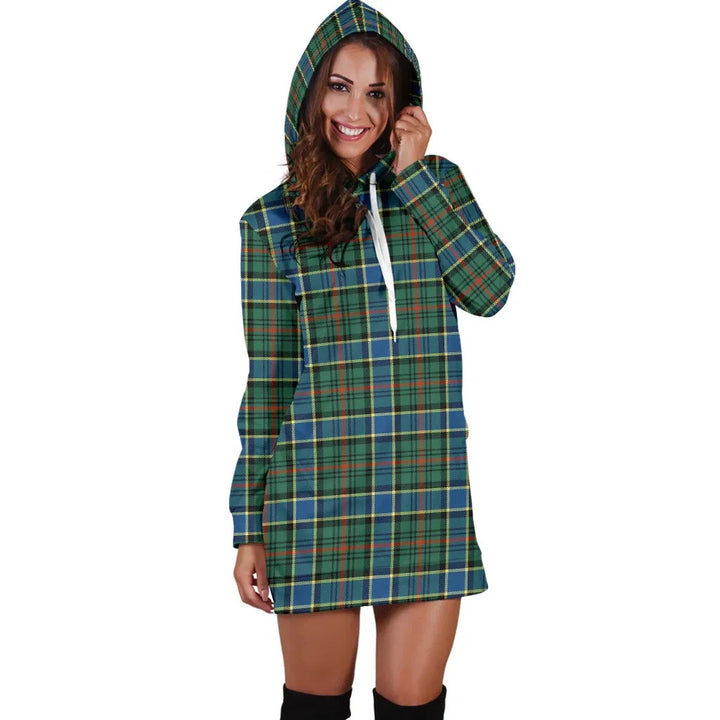 Scottish Ogilvie Hunting Ancient Clan Tartan Hoodie Dress