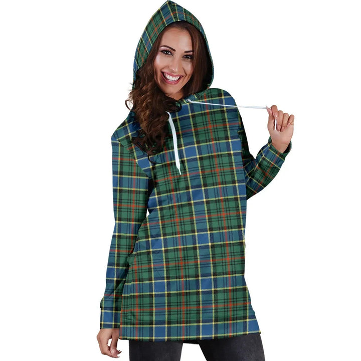 Scottish Ogilvie Hunting Ancient Clan Tartan Hoodie Dress
