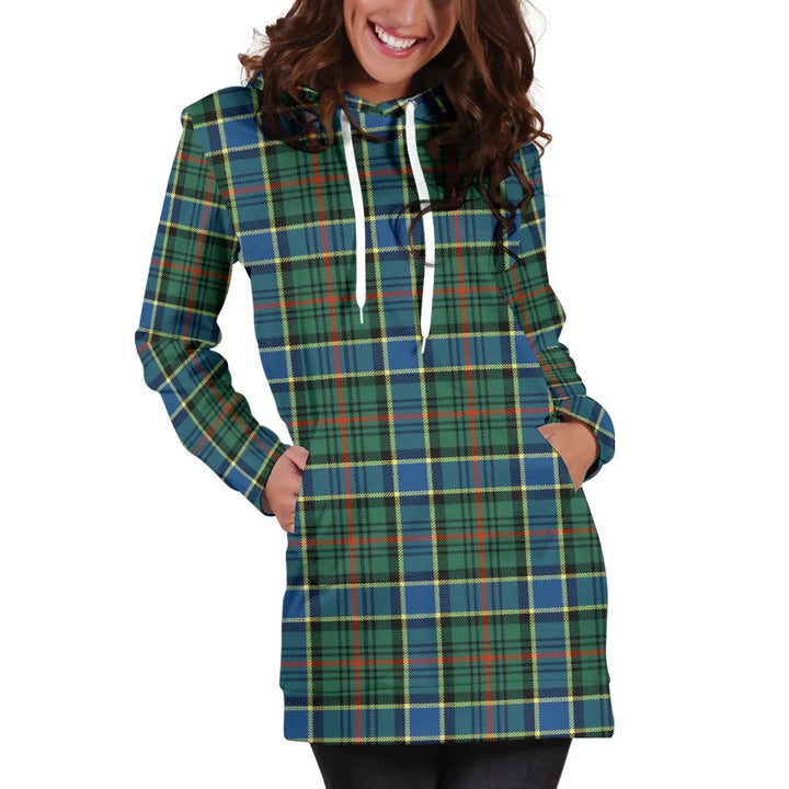 Scottish Ogilvie Hunting Ancient Clan Tartan Hoodie Dress