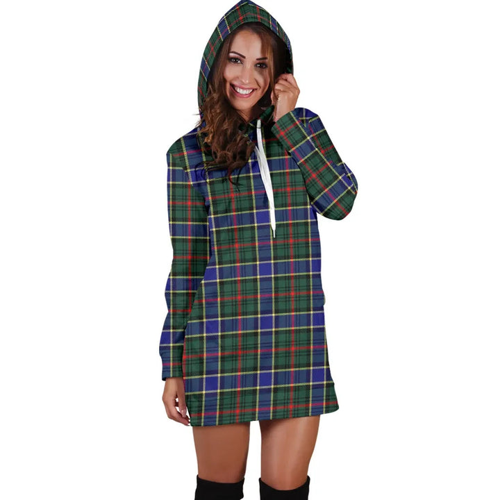 Scottish Ogilvie Hunting Modern Clan Tartan Hoodie Dress