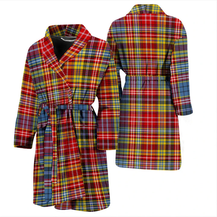 Scottish Ogilvie Of Airlie Ancient Clan Tartan Bathrobe 3