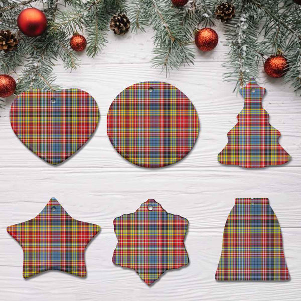 Scottish Ogilvie of Airlie Ancient Clan Tartan Ceramic Ornament All Tartan Plaid