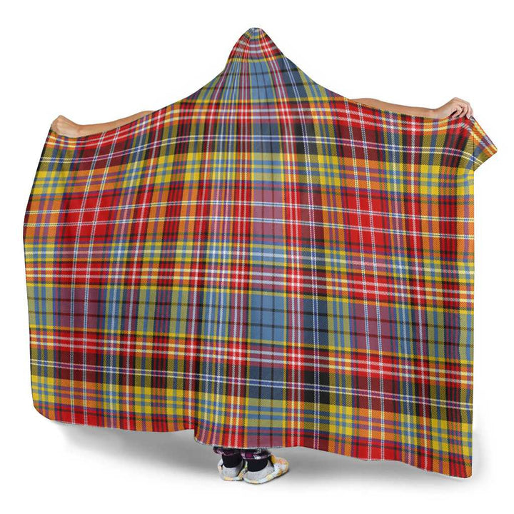 Scottish Ogilvie of Airlie Ancient Clan Tartan Hooded Blanket Tartan Plaid 3