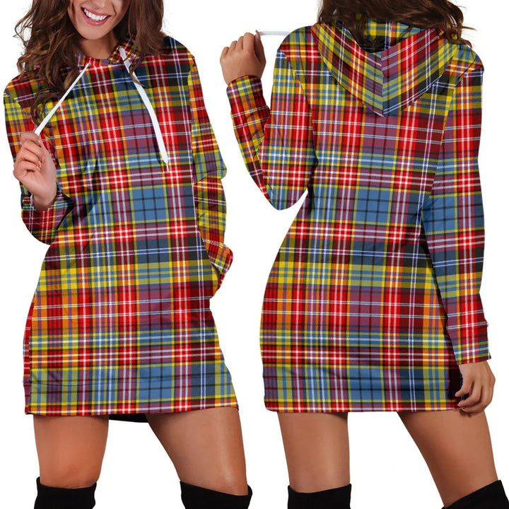 Scottish Ogilvie of Airlie Ancient Clan Tartan Hoodie Dress