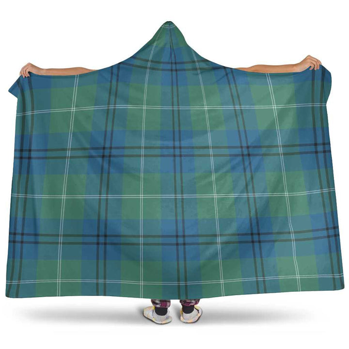 Scottish Oliphant Ancient Clan Tartan Hooded Blanket Tartan Plaid 1