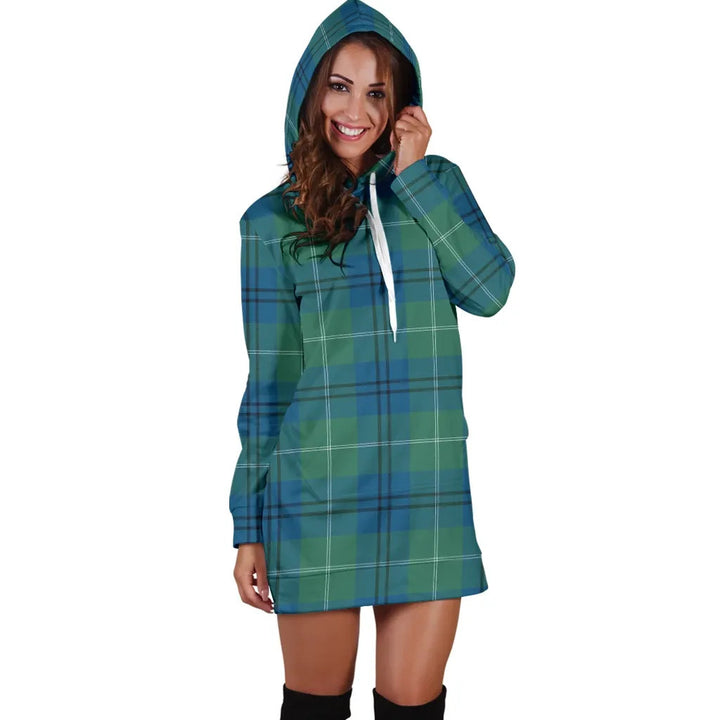 Scottish Oliphant Ancient Clan Tartan Hoodie Dress