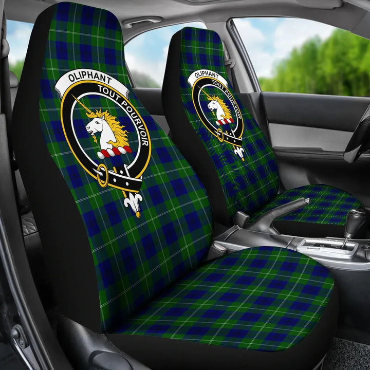 Scottish Oliphant Clan Crest Tartan Car Seat Covers 3