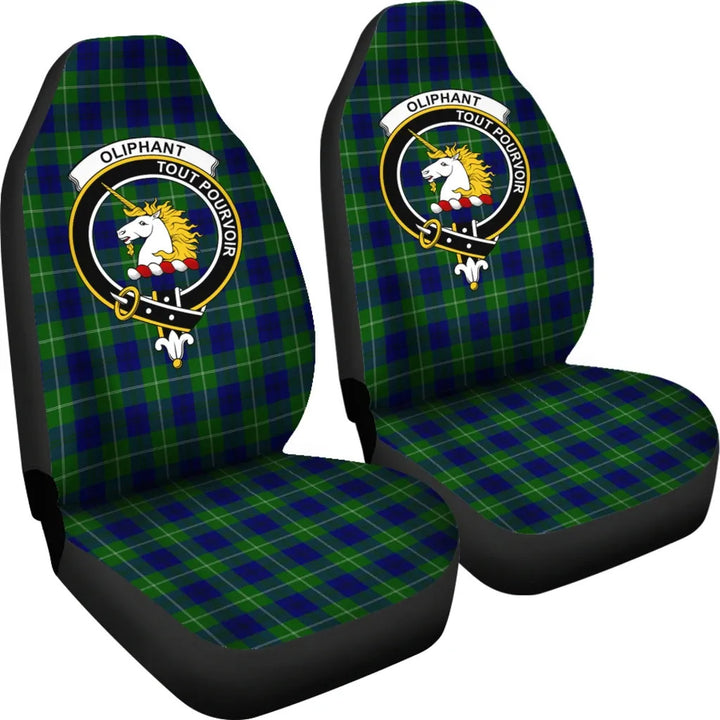 Scottish Oliphant Clan Crest Tartan Car Seat Covers 4