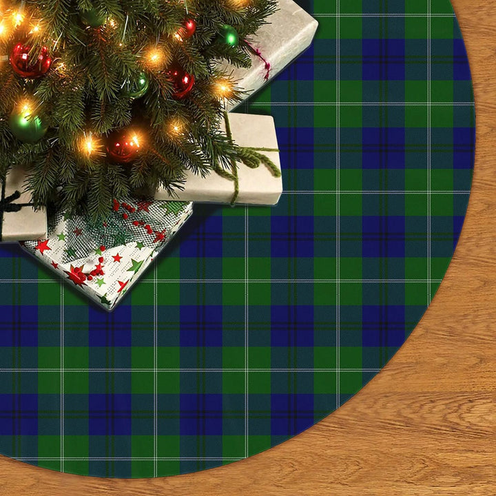 Scottish Oliphant Modern Clan Tartan Christmas Tree Skirt No Tassels 2 Tartan Plaid