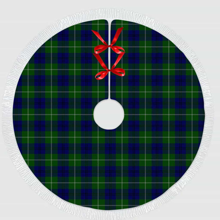 Scottish Oliphant Modern Clan Tartan Christmas Tree Skirt Tassels 1 Tartan Plaid