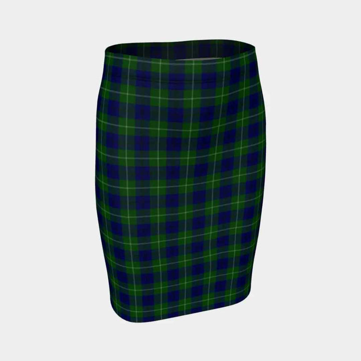 Scottish Oliphant Modern Clan Tartan Fitted Skirt Tartan Plaid 1