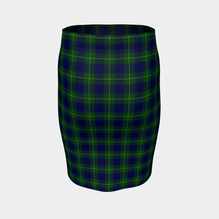Scottish Oliphant Modern Clan Tartan Fitted Skirt Tartan Plaid 4