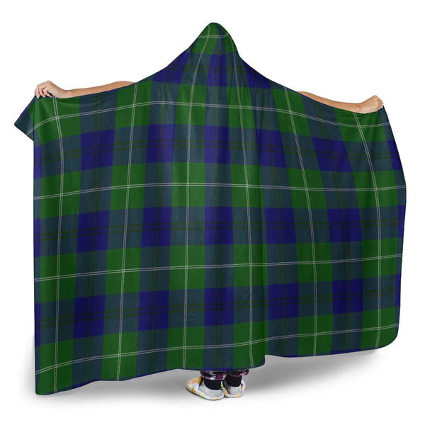 Scottish Oliphant Modern Clan Tartan Hooded Blanket Tartan Plaid 2