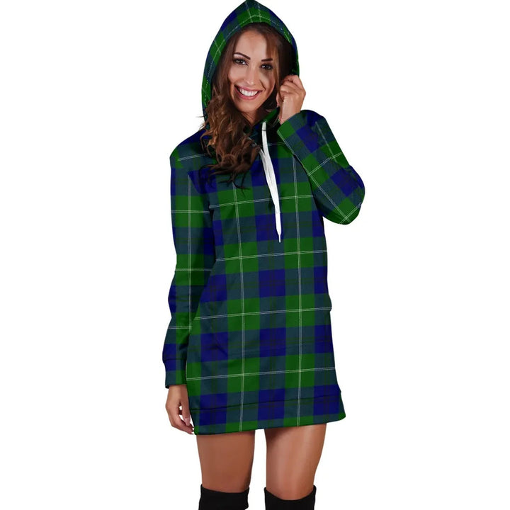 Scottish Oliphant Modern Clan Tartan Hoodie Dress
