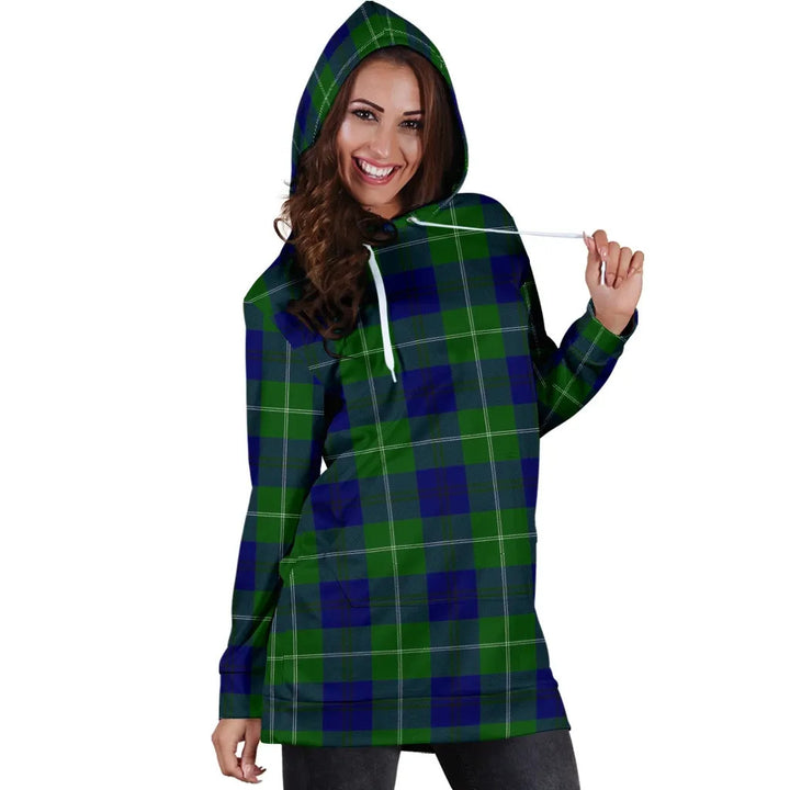 Scottish Oliphant Modern Clan Tartan Hoodie Dress