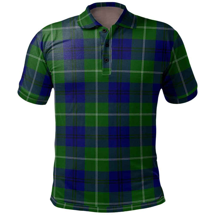 Scottish Oliphant Modern Clan Tartan Polo Shirt Front Side Tartan Plaid