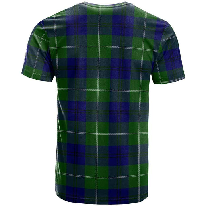 Scottish Oliphant Modern Clan Tartan T-Shirt Back Side Tartan Plaid