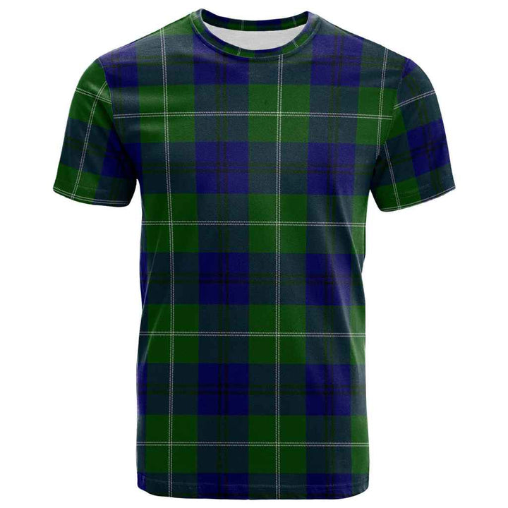 Scottish Oliphant Modern Clan Tartan T-Shirt Front Side Tartan Plaid