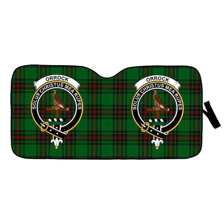 Scottish Orrock Clan Crest Tartan Car Windshield Sun Shade Tartan Plaid 1