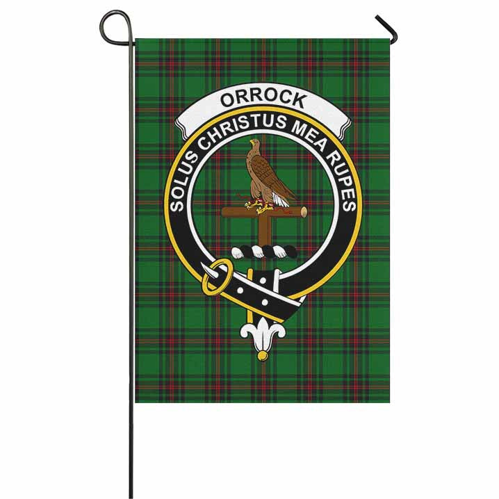Scottish Orrock Clan Crest Tartan Garden Flag Tartan Plaid 1