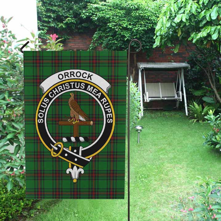 Scottish Orrock Clan Crest Tartan Garden Flag Tartan Plaid 2