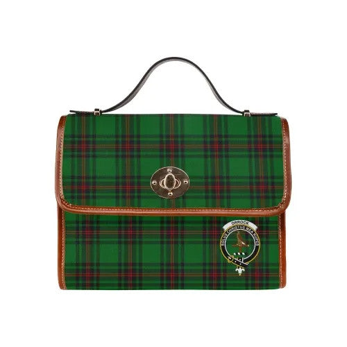 Scottish Orrock Clan Crest Tartan Waterproof Canvas Bag Tartan Plaid 1