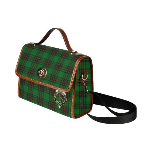 Scottish Orrock Clan Crest Tartan Waterproof Canvas Bag Tartan Plaid 4