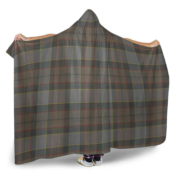 Scottish Outlander Fraser Clan Tartan Hooded Blanket Tartan Plaid 2