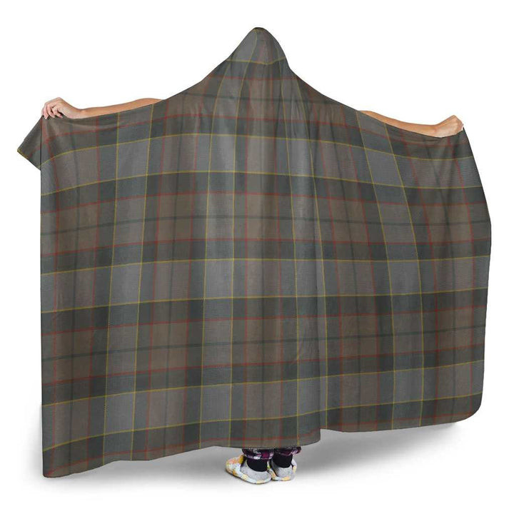 Scottish Outlander Fraser Clan Tartan Hooded Blanket Tartan Plaid 2